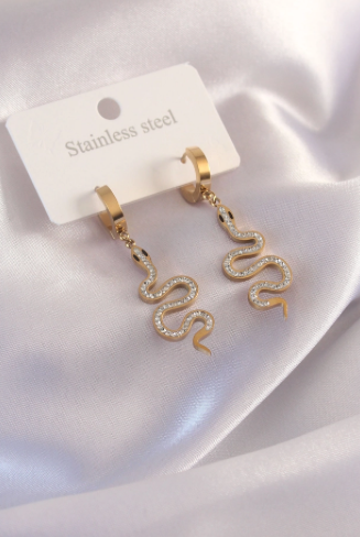 Boucles d'oreilles acier Naomie