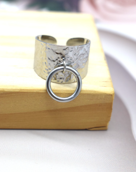 Bague acier Kate argenté