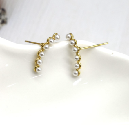 Boucles d'oreilles acier Sarah
