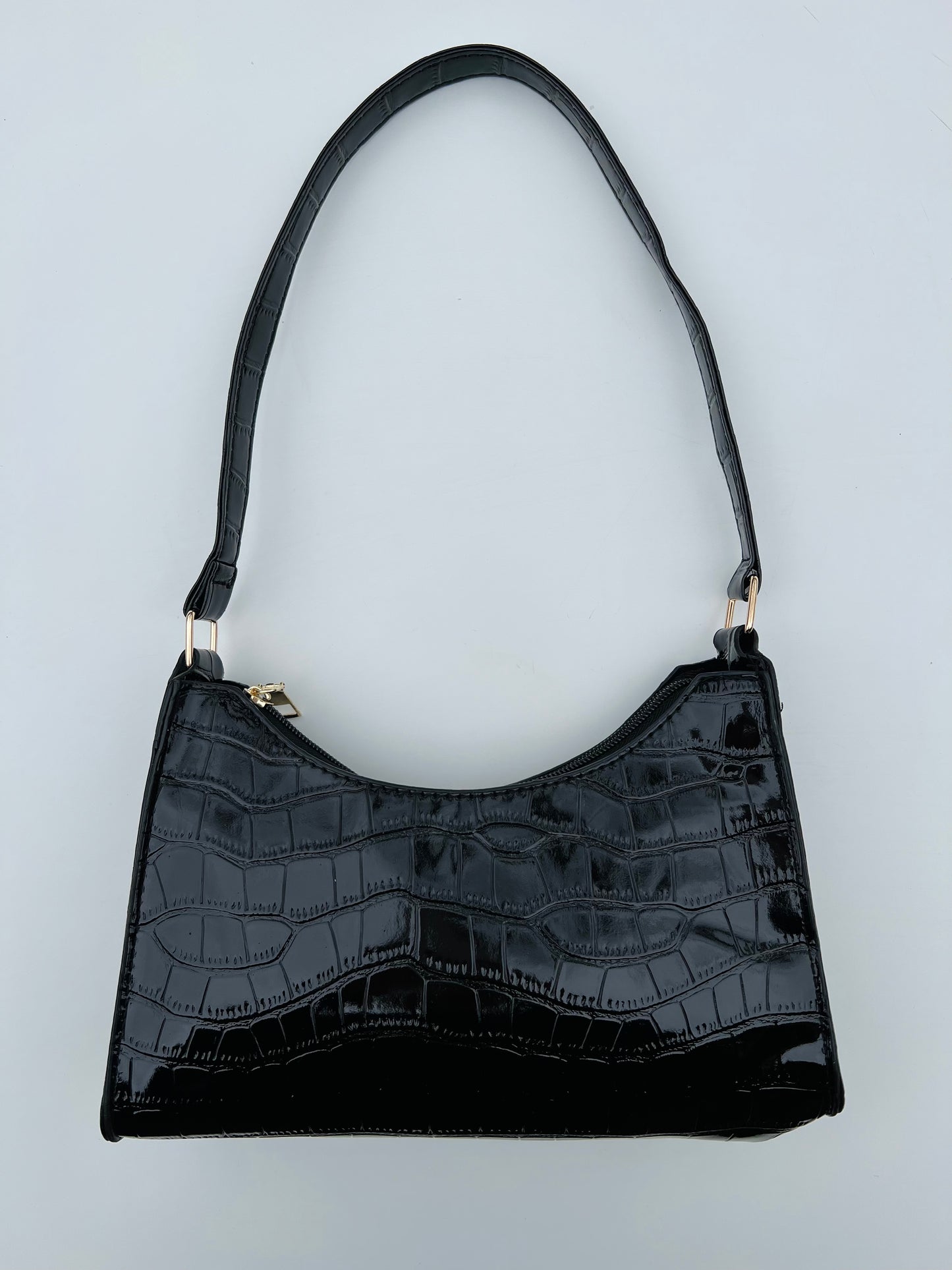 Sac croco noir