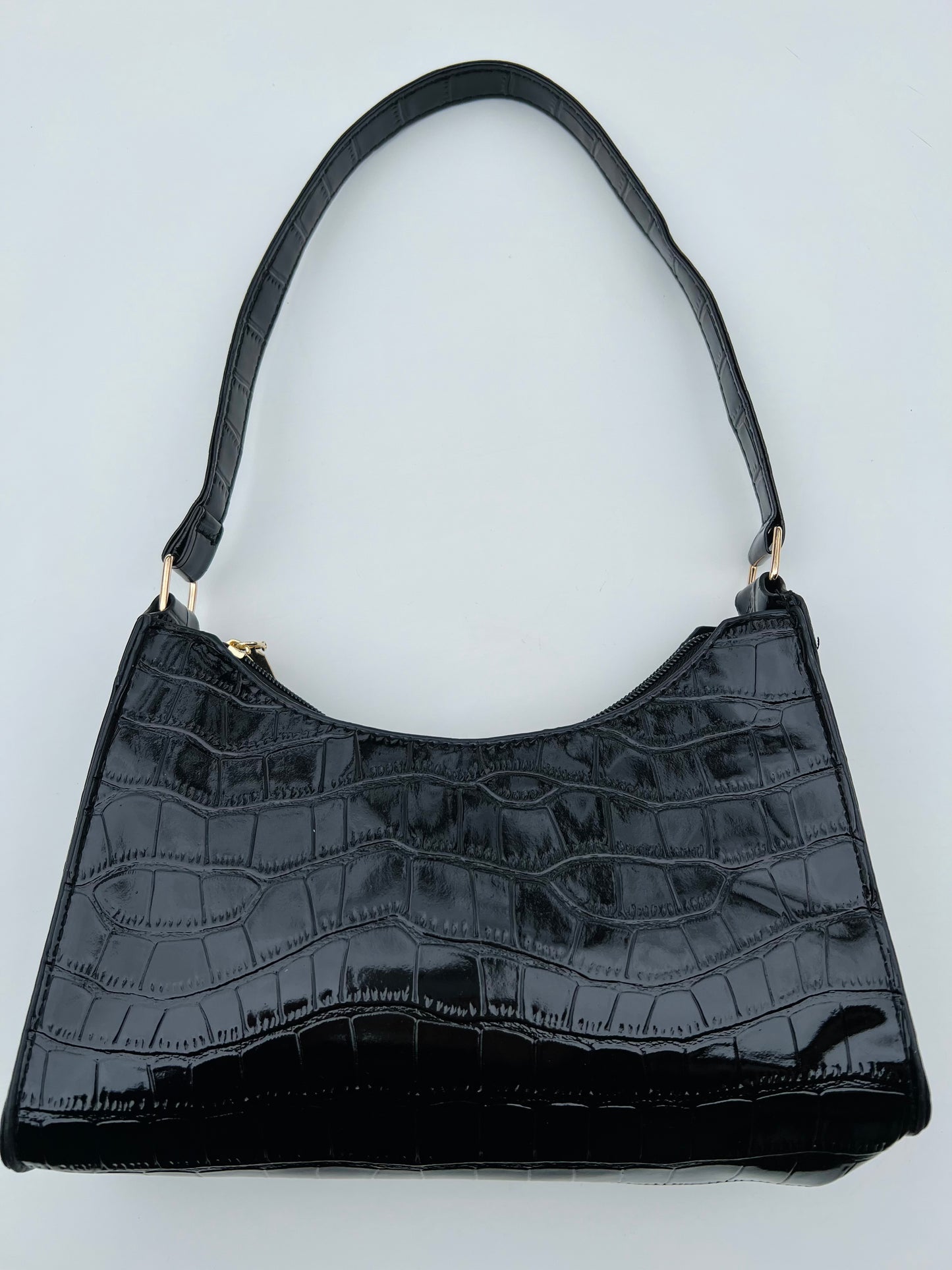 Sac croco noir