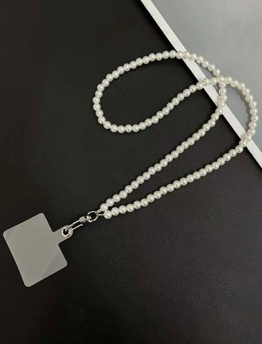 Lanière téléphone perles
